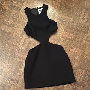 Fausto Puglisi Black Cut-Out Dress size IT36